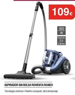 Rowenta - Aspirador Sin Bolsa RO4B31
