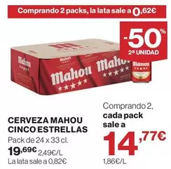Mahou - Cerveza Cinco Estrellas