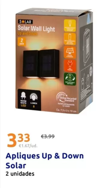 Apliques Up & Down Solar