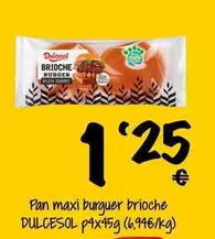 Dulcesol - Pan Maxi Burger Brioche