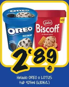 Lotus - Helado Oreo O Tup
