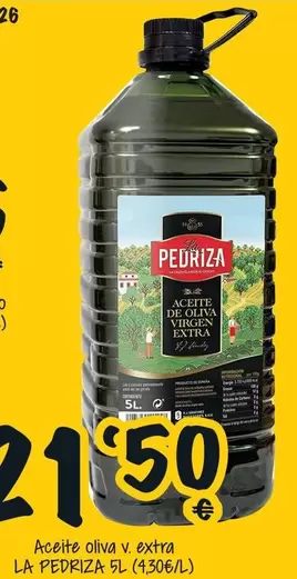 La Pedriza - Aceite Oliva Extra