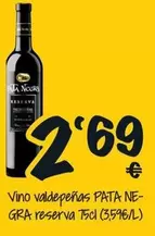 Valdepeñas - Vino Valdepenas Negra Reserva