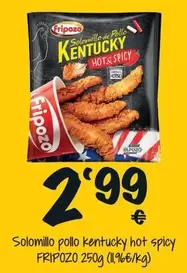 Fripozo - Solomillo Pollo Kentucky Hot Spicy