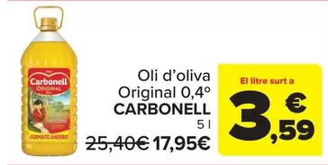 Carbonell - Oli D'oliva Original 0,4°