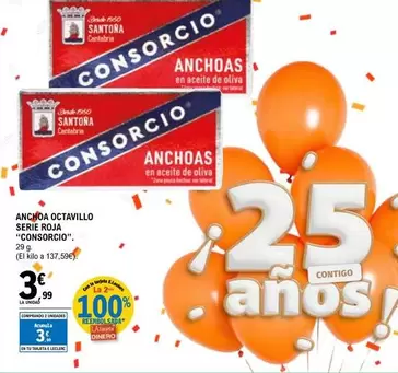 Consorcio - Anchoa Octavillo Serie Roja