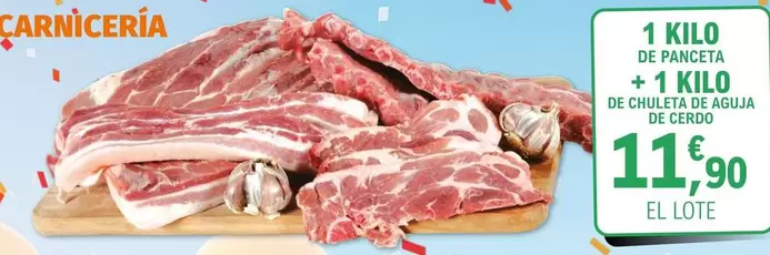 Panceta + Chuleta De Aguja De Cerdo