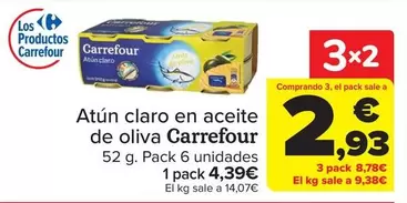 carrefour - Atun Claro En Aceite De Oliva