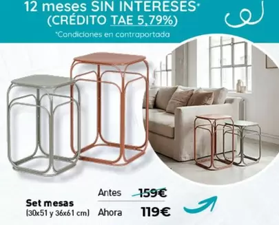 Set Mesas