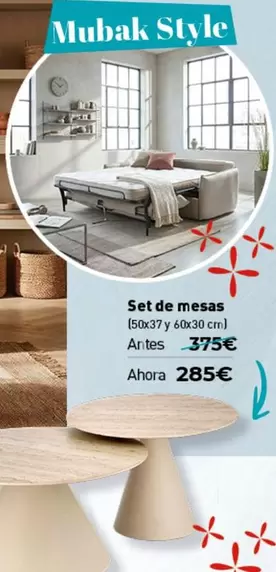 Style - Set De Mesas