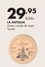 La Antigua - Queso Curado De Oveja Tartufo