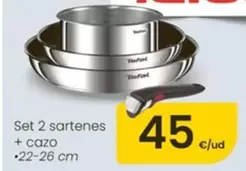 Tefal - Set Sartenes + Cazo