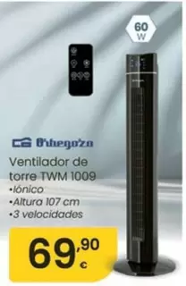 Orbegozo - Ventilador De Torre TWM 1009