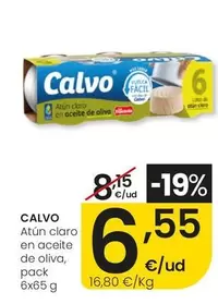 Calvo - Atun Claro En Aceite De Oliva