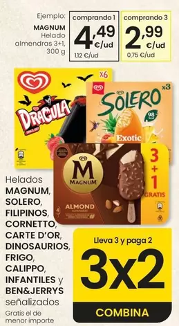 Magnum - Helados Almendras
