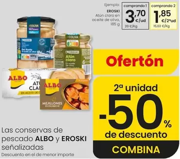 Eroski - Atun Claro En Aceite De Oliva