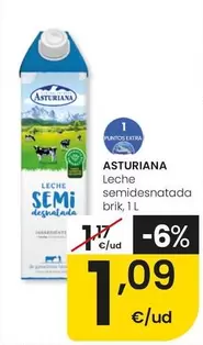 Asturiana - Leche Semidesnatada