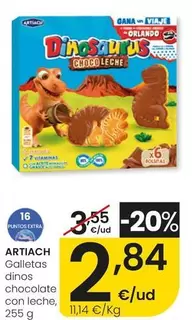 Artiach - Galletas Dinos Chocolate Con Leche