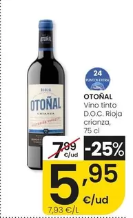 Otoñal - Vino Tinto D.O.C. Rioja Crianza