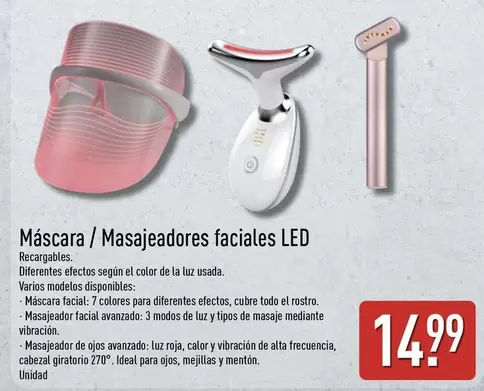 Màscara/Masajeadores Faciales LED