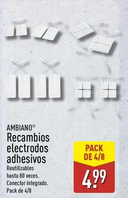 Ambiano - Recambios Electrodos Adhesivo
