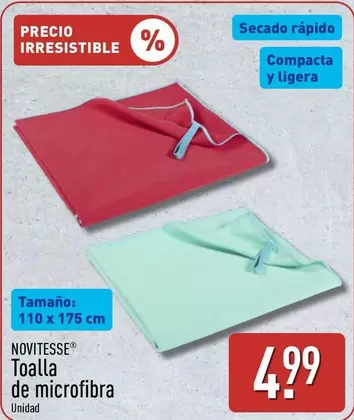 Novitesse - Toalla De Microfibra