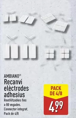 Ambiano - Recanvi Electrodes Adhesius