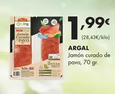 Argal - Jamon Curado De Pavo