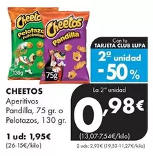 Cheetos - Aperitivos Pandilla, O Pelotazos