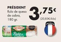 Président - Rulo De Queso De Cabra