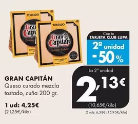 Gran Capitán - Queso Curado Mezcla Tostado