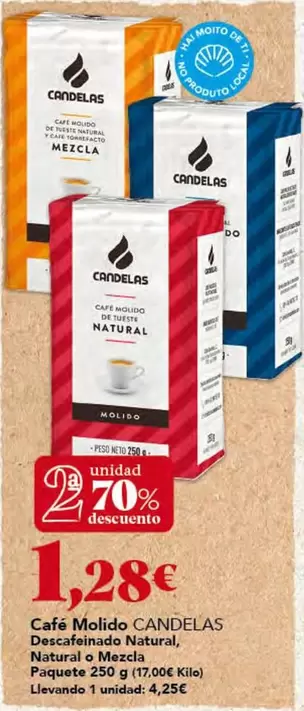 Candelas - Café Molido Natural