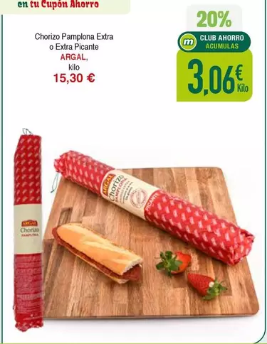Argal - Chorizo Pamplona Extra O Extra Picante