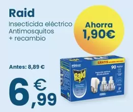 Raid - Insecticida Electrico Antimosquitos + Recambio