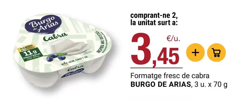 Burgo de Arias - Formatge Fresc De Cabra