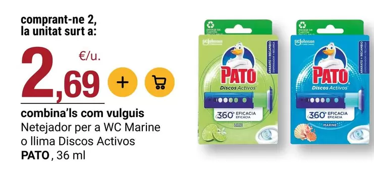Pato - Netejador Per A Wc Marine O Llima Discos Activos