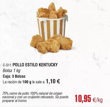 origen - Pollo Estilo Kentucky
