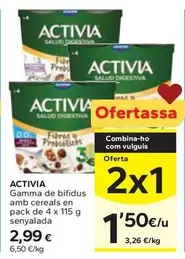 Activia - Gamma De Bifidus Amb Cereals En Pack Senyalada