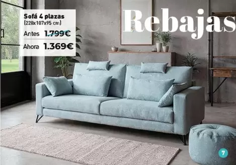 Sofa 4 Plazas