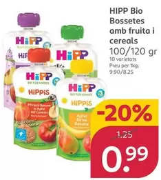 Hipp - Bio Bossetes Amb Fruita I Cereals