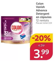 Colon - Advance Detergent En Capsules