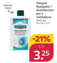 Sanytol - Netejador I Desinfectante Per A Rentadores