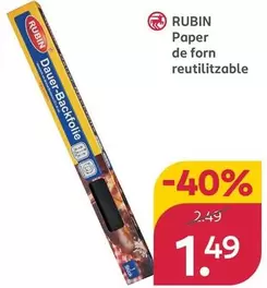 Rubin - Paper De Forn Reutilitzable