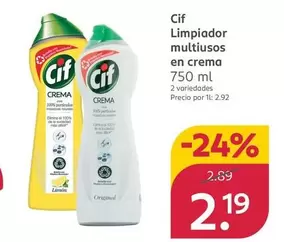 Cif - Limpiador Multiusos En Crema