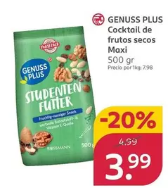 Genuss Plus - Cocktail De Frutos Secos Maxi