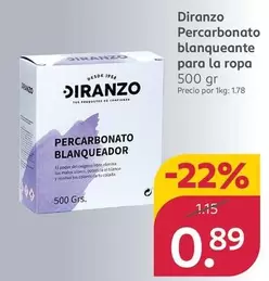 Diranzo - Percarbonato Blanqueante Para La Ropa