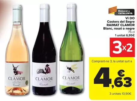 Raimat Clamor - Vi DO Costers Del Segre Blanc, Rosat O Negre