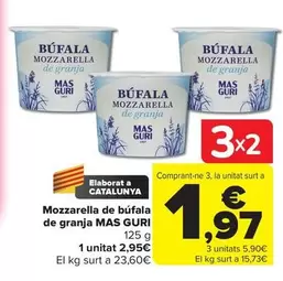 Mas Guri - Mozzarella De Búfala De Granja