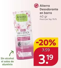 Alterra - Desodorante En Barra