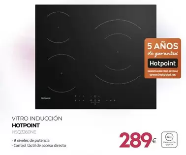 Hotpoint - Vitro Inducción
